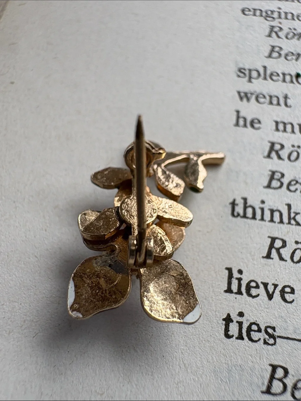 Vintage delicate floral